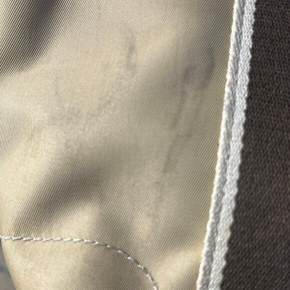 Rare Vintage Coach Sateen Leather Gold interior Blue interior Satchel Handbag - Picture 7 of 7